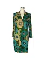Long Ankra open blazer(Green, Yellow & Orange)